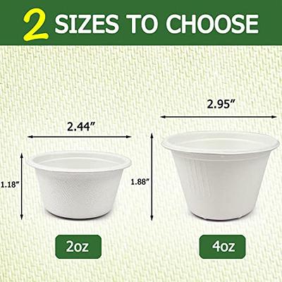 Compostable Sample Portion Cups Tasting Sauce Shot Disposable Cup