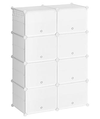 VTRIN Shoe Rack Shoe Organizer 8 Tiers Shoe Rack for Entryway Holds 46-50  Pairs