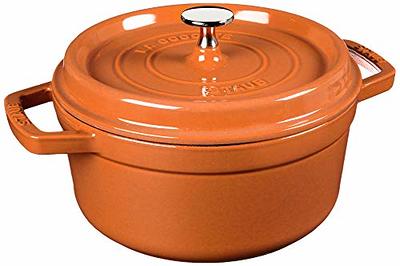 Staub Cast Iron 5.5-Quart Round Cocotte - Burnt Orange