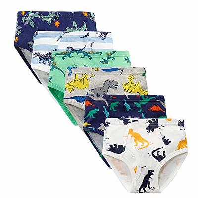 BYONEME 100% Cotton Little Boys Briefs Soft Dinosaur Truck Toddler Underwear  - Yahoo Shopping