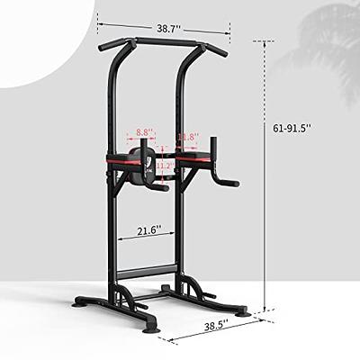 Wesfital Pull Up Bar Dip Bar Dip Station Power Tower Dip Stand