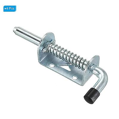 PATIKIL Spring Loaded Latch Pin 5, 4 Pack Iron Security Latch Sliding  Barrel Bolt Latch Lock for Gate Door Shed Window - Yahoo Shopping