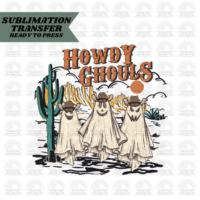 Howdy Ghouls Halloween Design, Ready To Press Sublimation Print, Easy Sub,  Graphic Country Western Design - Yahoo Shopping