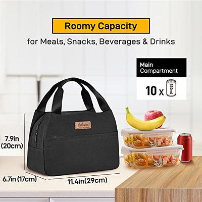 Amazon.com: Yosoo Kawaii Lunch Box, Large Capacity Cute Lunch Bags Oxford  Cloth PU Keep Warm Thicken with Handle for Picnic (Beige Milk Tea Bear):  Home & Kitchen