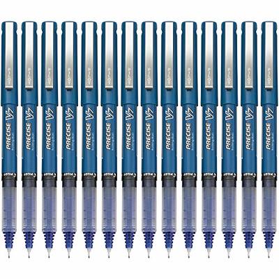 Pilot, Precise V5, Capped Liquid Ink Rolling Ball Pens, Extra Fine Point  0.5 mm, Assorted Colors, Pack of 10