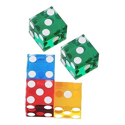 Plastic Blank Dice Set 6pcs Right Angle Custom Hexahedral Blank Dice Set  for Party (Red) - Yahoo Shopping