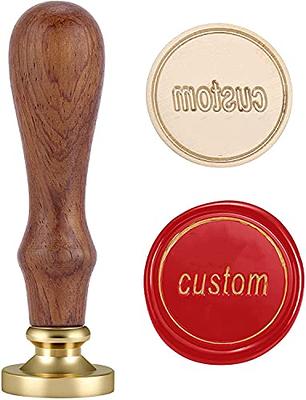 Your Custom Made Personal Wax Seal Round Stamps