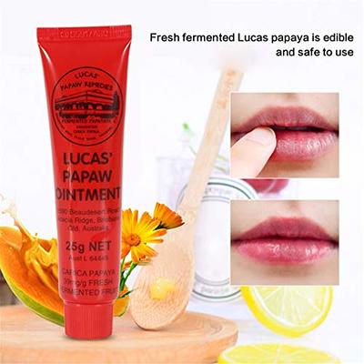 1/3/6Pack 25g Lucas Papaw Ointment Lip Protector Moisturizing Lip Balm  Diaper Rash Cream Papaw Rash Cream for Lips and Skin (1) - Yahoo Shopping