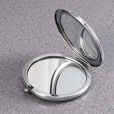 Compact Folding Makeup Mirror Small Travel Portable Cosmetic - Temu