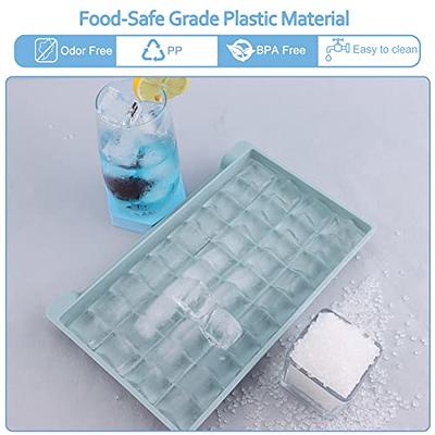 Silicone Ice Cube Trays 1inch Ice Tray Small Cube, 40 Square Mold