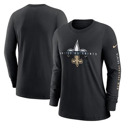 Women's Fanatics Branded Black New Orleans Saints Wordmark