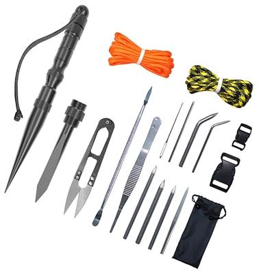 16 Pieces Paracord FID Set Knotters Tool Paracord Marlin Spike Knotter  Tools with Paracord Lacing Needles,Multifunctional Weaving Tools - Yahoo  Shopping