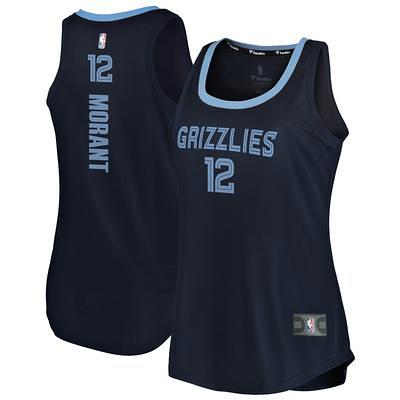 Men's Fanatics Branded Ja Morant Navy Memphis Grizzlies Big & Tall Fast Break Player Jersey - Icon Edition