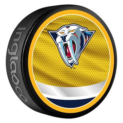 Winnipeg Jets Unsigned Inglasco Reverse Retro Logo Hockey Puck