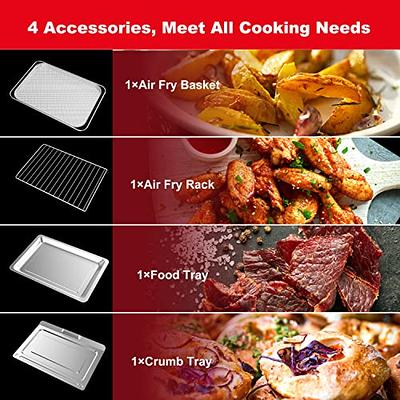 Galanz Combo 8-in-1 Air Fryer Toaster Oven, Convection Oven with Pizza &  Dehydrator, 4 Accessories Included, 1800W, 26 Quart Large, Stainless  Steel,25L,2 Knobs - Yahoo Shopping