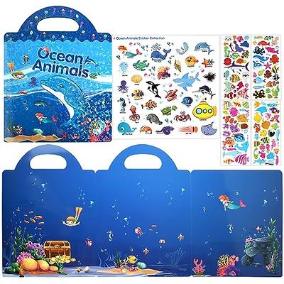 Benresive Reusable Sticker Books for Kids 2-4, Fun Sticker Books