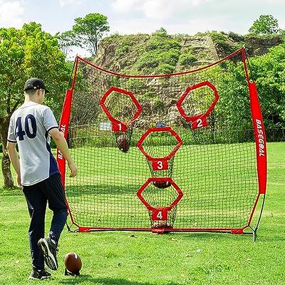 BaseGoal 8 x 8ft Football Nets for Throwing,Football Target