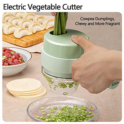 Electric Vegetable Cutter - 1500mHA Food Chopper Multi-functional Vegetable  Slicer Dicer - Wireless Food Processor Onion Chopper Vegetable Garlic Slicer  - Yahoo Shopping