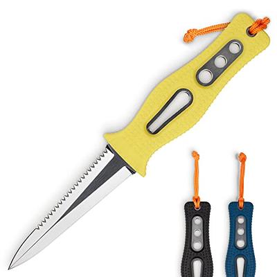 SAALVI Dive Knife - Scuba Diving Knives - Heavy Duty Steel Blade