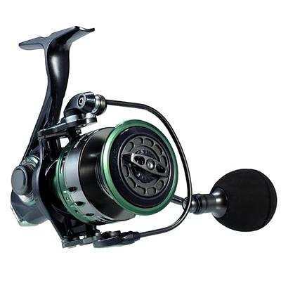 BERRYPRO Metal Spinning Reel Freshwater and Saltwater Spinning Fishing Reel  with 7 + 1 Super Smooth Shielded Stainless Steel Ball Bearing, Carbon
