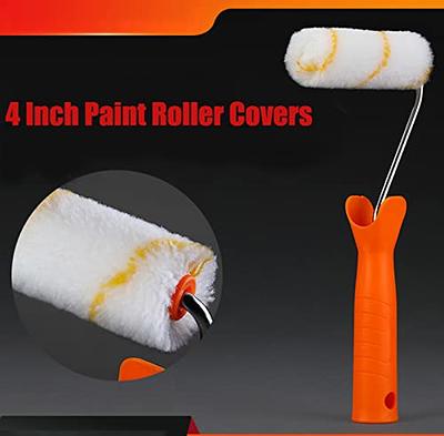 150 Pieces 4 Inch Paint Roller Covers Small Roller Nap for Paint Roller  Brush House Painting Supplies Wall Painting Tools (150) - Yahoo Shopping