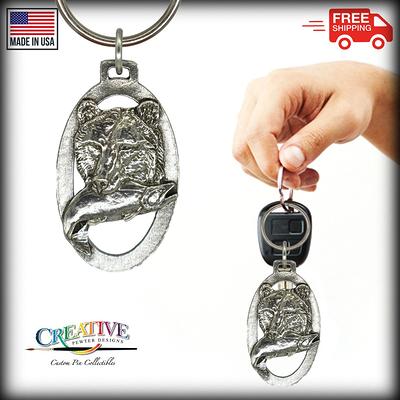 Luxury Keychain With Bear Lanyard for Bag Luggage Car Keys 