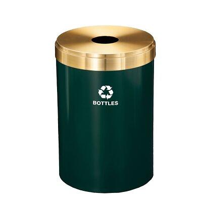 45L Rectangle Stainless Steel Step Trash Can Gold - Brightroom