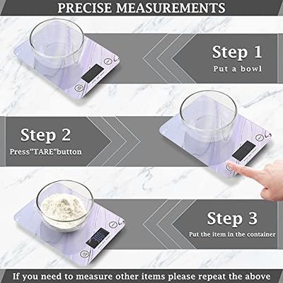 Food Scale, CHWARES Rechargeable Kitchen Scale with Trays 3000g/0.1g, Small  Scale with Tare Function Digital Scale Grams and Ounces for Weight Loss,  Dieting, Baking, Cooking, Meal Prep, Coffee, Red - Yahoo Shopping