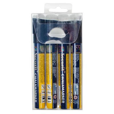 Milwaukee Color Chisel Point Marker - 4 pk. 