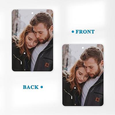 Custom Air Freshener for Car - Double Sided Photo Personalized Car