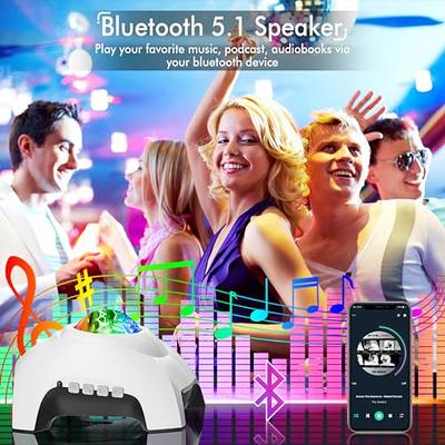 Rossetta Star Projector, Galaxy Projector LED Lights for Bedroom, Remote  Control & White Noise Bluetooth Speaker, 4 Lighting Modes Night Light for