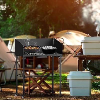 Onlyfire Outdoor Camp Cooking Table for Dutch Ovens and Food