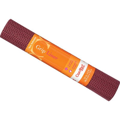 Con-Tact Brand Grip Premium Non-Adhesive Shelf Liner- Thick Grip Alloy Gray  (18''x 8') 1 ct