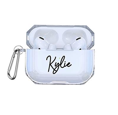 Customized Airpod1/2/3/Pro Case with Personalized Letter Initials,  Personalized AirPods case with keychain, daisy cute gift