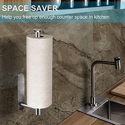 Paper Towel Holder Under Cabinet Self Adhesive Kitchen Countertop