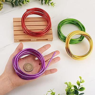 8 Rolls thin wire for crafts Metal Wrap Flexible Crafts Wire Jewelry Making