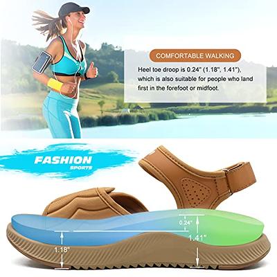 Athlefit Women's Orthopedic Sandals Comfortable Arch Support