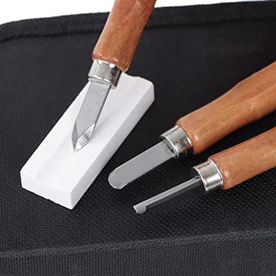 CraftyBook Wood Carving Kit - 12 Wood Carving Tools with Sharpening  Whetstone and Pouch - For Expert or Novice Carvers - Yahoo Shopping