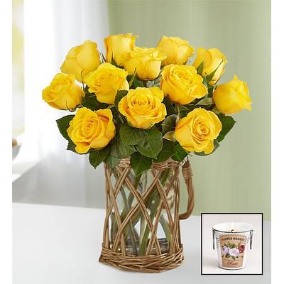 Happy Birthday Assorted Roses, 12-24 Stems