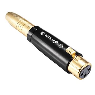 Devinal XLR Female to 1/4 Female calbe, 3 Pin Female to 6.35mm Socket  Audio Cord, XLR Jack to TS/TRS Quarter inch Adapter Connector Converter  Metal Construction 10FT 3 Meters - Yahoo Shopping