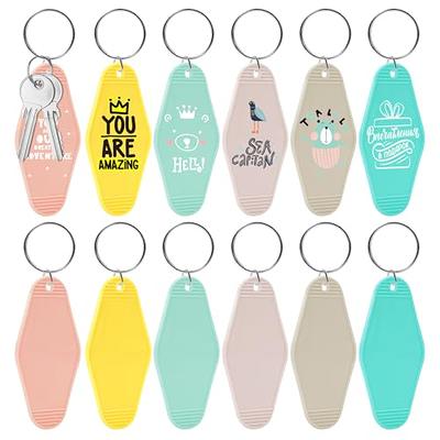 12x Sublimation Keychain Blanks 2 Side Printable Faux Leather Available in  6 Shapes Sublimation Faux Leather Keychain 