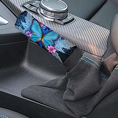 Car Faux Leather Gear Shift Cover Hand Brake Knob Sleeve Protector  Accessories