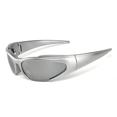 KENBO Y2K Sunglasses Wrap Around Futuristic Sunglasses Trendy for Men Women  Shield Mask Visor Glasses - Yahoo Shopping