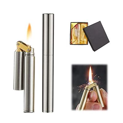 Refillable, Windproof reusable match flame lighter for Strudy Use 