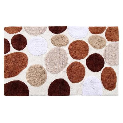 Saffron Fabs Cotton Regency Bath Rug, Color Coral