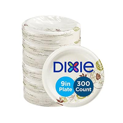 Dixie Pathways Soak-Proof Shield Medium Wt Paper Plates, 8 1/2, Dispenser  Box, 600/Ct (UX9PATHPB)
