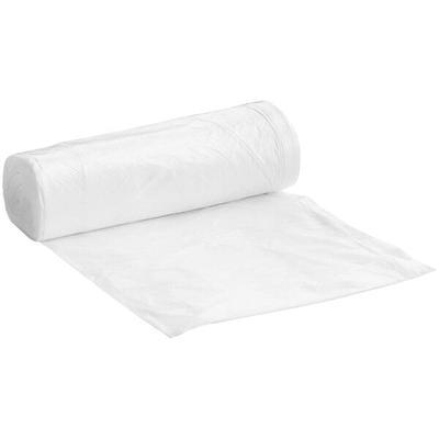 12-16 Gallon White High Density Trash Bags - 8 Micron