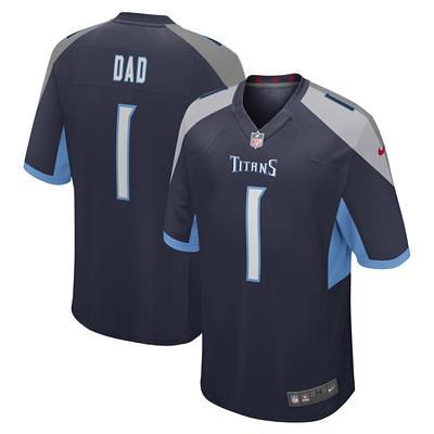 Men's Nike Number 1 Dad Navy Tennessee Titans Game Jersey - Yahoo Shopping