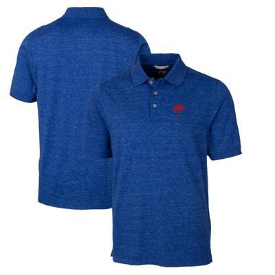 Men's Buffalo Bills Cutter & Buck Blue Advantage Tri-Blend Pique Long  Sleeve Button-Down Shirt