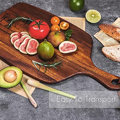 Pacific Merchants Acaciaware 16 x 6 inch Charcuterie Board, Brown